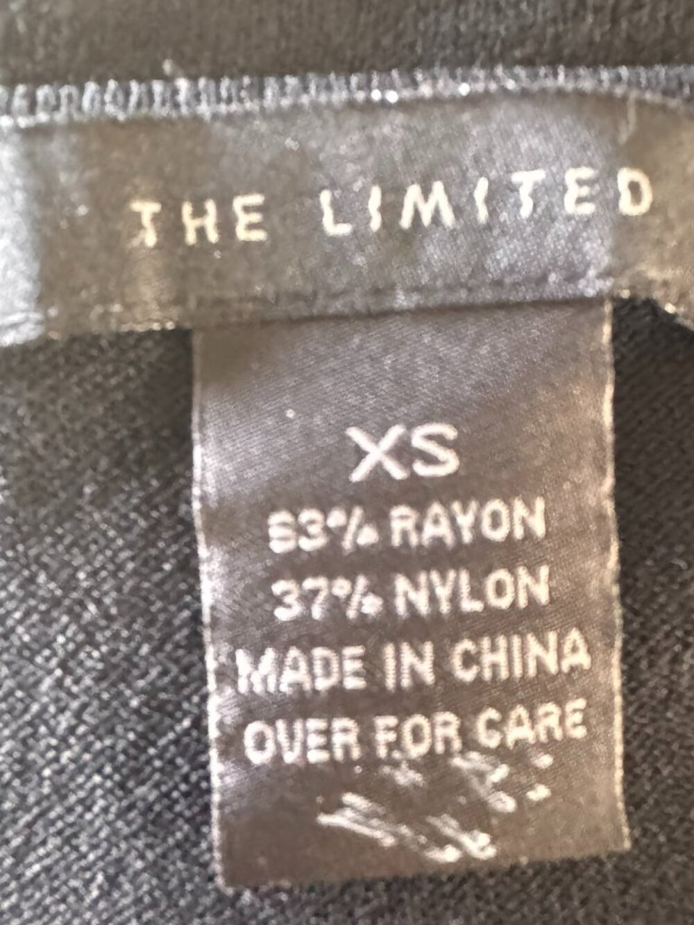 The Limited black sweater with cutout sleeves; XS - Picture 6 of 7